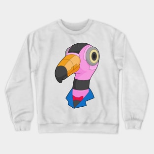 Flamingo Robot Crewneck Sweatshirt